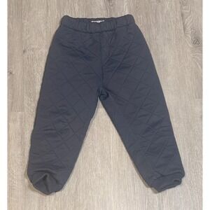 Wheat Kids Quilted Alex Thermo Pants Gray Danish Design Outdoor Trousers 2Y